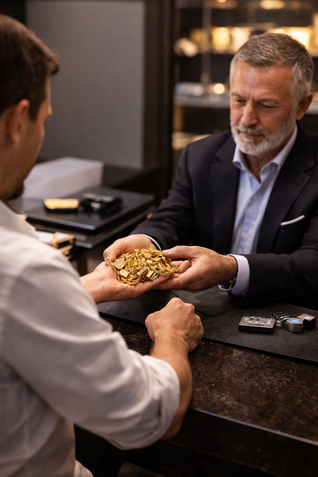 Transaction en boutique